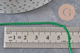 Chaine verte maille plate 1.5mm, x 5metres (G2674)
