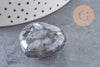 Coeur labradorite naturelle, labradorite naturelle roulée, pierre semi-precieuse, séance lithothérapie, 31mm, x1 G5615