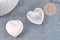 Coeur quartz rose naturel 40mm, x1 (G5611)