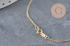 Collar Cadena fina con cierre dorado gold-filled 45.7cm x1 (G2617)