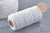 Cordon blanc argent ruban 1-1.55mm, x1 bobine de 100 mètres (G3765)