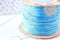 Cordon bleu tressé polyester 0.6mm, x1 mètre (G10661)
