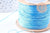 Cordon bleu tressé polyester 0.6mm, x1 mètre (G10661)