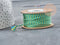 Cordon en coton tressé jaune bleu vert 1.2mm, cordon pour bijoux scrapbooking fabrication bijoux, x1mètre G9195