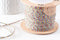 Cordon en polyester tressé multicolore vif 1mm, x1 mètre (G9880)