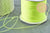 Cordon fil de jade jaune fluorescent polyester 0.6mm, x1 mètre (G9518)