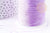 Cordon fil de jade violet clair polyester 0.5mm, cordon pour création de bijoux x1 mètre G9342