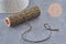 Cordon noir or, création bijoux,ruban mariage, scrapbooking,1-1.55mm, 5/10 mètres, (G2116)