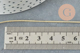 Cordon or clair polyester 1mm, x1 mètre (G3349)