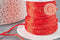 Cordon queue de rat nylon rouge or 1.5mm, x1 mètre (G3369)