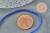 Cordon queue de rat satin bleu roi,cordon brillant, cordon satiné, cordon Bijou, lacet bleu,2mm, x 5mètres G1094