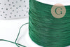 Cordon vert foncé tressé polyester 0.8mm, x1 mètre (G10673)
