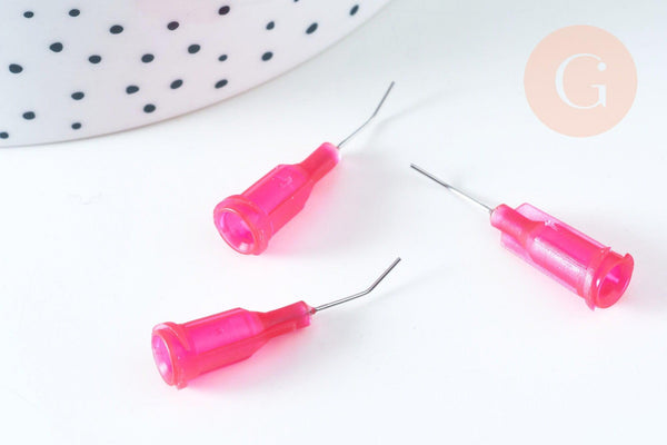 EP-Aiguilles incurvées en acier pour seringue x5 (G6389)