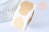 EP -Autocollants kraft rond 30mm, x300 (G3169)