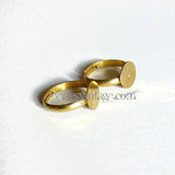 EP Bague réglable plateau 8mm, creation bijoux,bague laiton brut, bijou minimaliste, support bague, fabrication bijoux, x 4