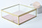 EP Boite à bijoux en verre carrée 20cm,rangement bijoux, boite verre vintage, boîte décoration minimaliste, boîte verre, x1 G8547
