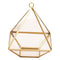EP Boite à bijoux verre diamant,terrarium plante,boite verre vintage,boîte décoration, décoration minimaliste,boîte verre, 15cm-G2342