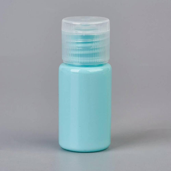 EP Bouteille plastique bleu, bouteille métal,emballage cosmétique, flacon cosmétique,cosmétique maison, contenant avion,5.7x2.3cm,10ml,G3067