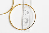 EP Bracelet jonc laiton doré 16k 70mm, x1 (G2834)