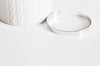 EP Bracelet jonc réglable finition or blanc 56mm, x1 (G3011)