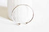 EP Bracelet jonc réglable finition or blanc finition boules,finition rhodium,dorure or blanc, fabrication bijoux, bracelet argenté,60mm-G2313