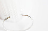 EP Bracelet jonc réglable finition or blanc percé 55mm, x1 (G0525)