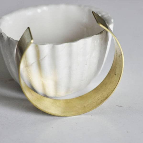 EP Bracelet manchette laiton brut, fourniture créative, laiton brut, bracelet laiton, fabrication bracelet, bracelet doré,sans nickel, 20mm-G76