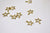 EP Breloque étoile laiton brut , fournitures créatives, pendentif sans nickel,creation bijoux, pendentif geometrique,12mm,x 50-G1371