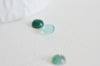 EP Cabochon agate vert naturell 8mm,G2948