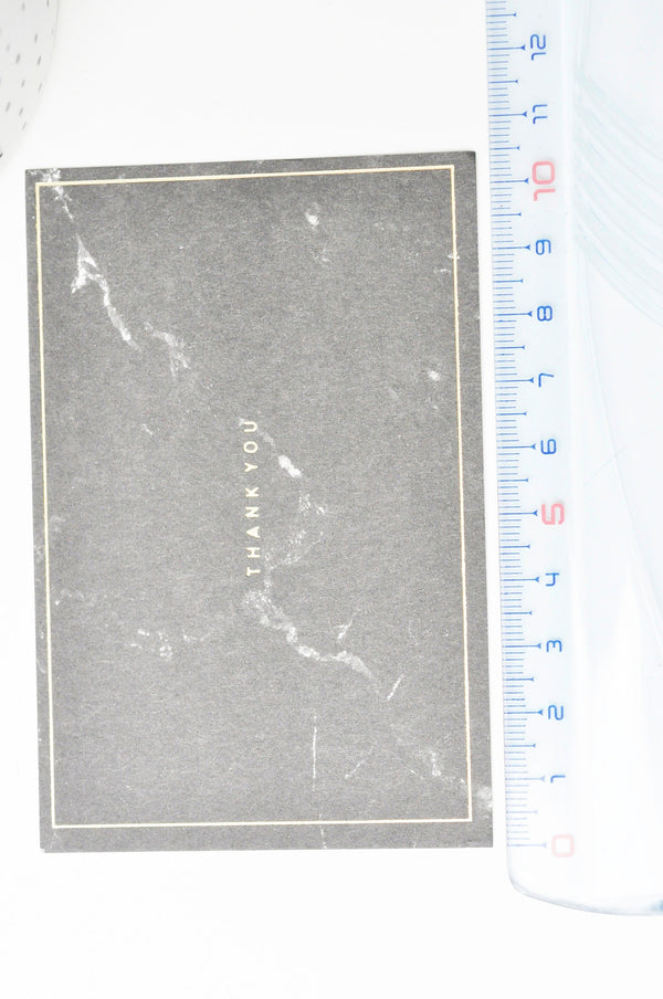 EP -Carton remerciement THANK YOU or marbré préparation paquet cadeau 10.5x7cm, emballage cadeau,sachet mariage, x10 G4115