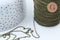 EP Chaine fine bronze maille plate 2x1.5mm, chaine bronze, création bijoux, grossiste chaine,1mm,chaine bronze, BOBINE de 92 metres G6085