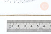 EP-Cordon doré rigide polyester 2mm, x 1Mètre (G6854)