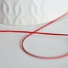 EP Cordon polyester rouge 0.7mm, 5 ou 10 mètres,G3218