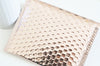 EP-Enveloppes à bulles en plastique rose clair brillant 150x130mm, x9 (G4796)