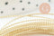 Fil métallique laiton doré torsadé 0.8mm, x1 mètre (G9642)
