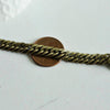EP Grosse chaine bronze, création de bijoux, Chaine plate bronze, fourniture créative, grosse chaine, chaine bronze,maille 6mm, 1 mètre-G1929