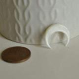 EP-Lune nacre blanche naturelle 18x20mm, x1 (G0967)