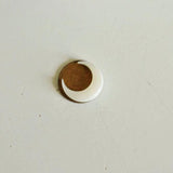 EP-Lune nacre blanche naturelle 18x20mm, x1 (G0967)