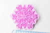 EP Moules en silicone flocon de neige, emporte-pièce en silicone pour pâtisserie cuisine gateau et loisirs créatifs,53-68mm, les 5 G4075