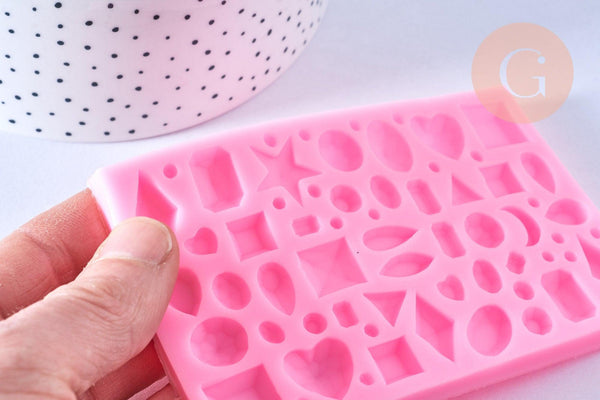 EP-Moules en silicone pierre précieuse 11.3cm, x1 G5093