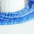 EP NE PAS RENOUVELER Perle agate bleue, perle agate naturelle pierre,perle facette,6mm,fil de 36cm G889
