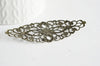 EP Pendentif Estampe fleur filigrane bronze, fourniture créatives, charm dentelle , pendentif bronze,81mm