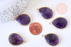 EP Pendentif goutte améthyste violette 19-20mm, x1 G5626