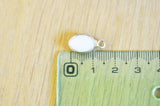 EP-Pendentif goutte jade blanc facettes,pendentif pierre,bijou pierre,pendentif pierre,jade blanc naturel,17mm, x1,G2790