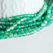 EP Perle agate verte naturelle 4mm, x1 fil de 90 perles (G0726)