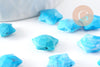 EP-Perle étoile howlite turquoise naturelle 30mm, x5 (G2397)