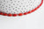 EP-Perle ovale bambou de mer naturel imitation corail rouge 8x4mm, x1 fil de 40cm- G3522