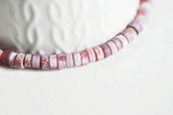 EP Perle rondelle heishi agate, perle agate création bijoux,agate naturelle, perle pierre, 6mm,création bijoux, fil de 115 perles