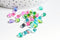 EP Perles cristal goutte MULTICOLORE 6-7mm, x 10 G4784