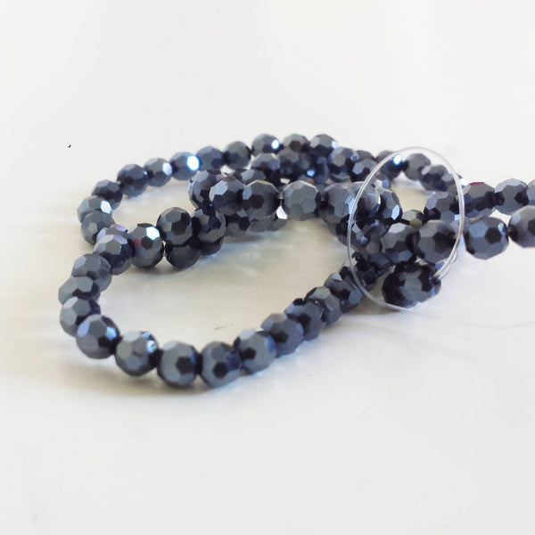 EP Perles cristal toupies à facette noir irise,perles bijoux,perle cristal noir, fourniture créative,Perle verre facette, x 20, 4x3mm-G878